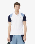 เสื้อโปโลผู้ชาย ULTRA DRY COLOUR-BLOCK SPORT POLO SHIRT (Blanc / Bleu / Bleu Marine • Z74)