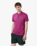 เสื้อโปโลผู้ชาย ULTRA DRY JACQUARD CROCODILE TENNIS POLO SHIRT (Rose Fushia • JBD)