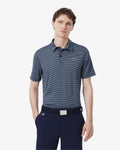 เสื้อโปโลผู้ชาย ULTRA DRY STRIPED GOLF POLO SHIRT (Bleu Marine / Bleu • Z5M)