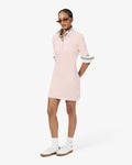 WOMEN'S SLIM FIT STRETCH MINI PIQUÉ POLO DRESS (Rose • N6I)