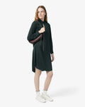 ชุดเดรสผู้หญิง FLUID CREPE SHIRT COLLAR DRESS (Green • YZP)