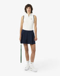 กางเกงขาสั้นผู้หญิง TENNIS HERITAGE STRETCH PIQUÉ SHORTS (Navy Blue • 166)