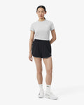 WOMEN'S WATER-REPELLENT SPORT SHORTS (Noir / Blanc • 258)