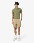 กางเกงขาสั้นผู้ชาย REGULAR FIT STRETCH COTTON SHORTS (Beige • 02S)