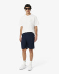 MEN'S REGULAR FIT LINEN BLEND TWILL SHORTS (Navy Blue • 166)