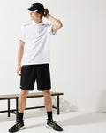 MEN'S LIGHTWEIGHT DIAMOND TAFFETA TENNIS SHORTS (Noir • 031)