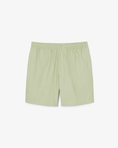 MEN'S RELAXED FIT STRIPED SHORTS (Vert Clair • XHU)