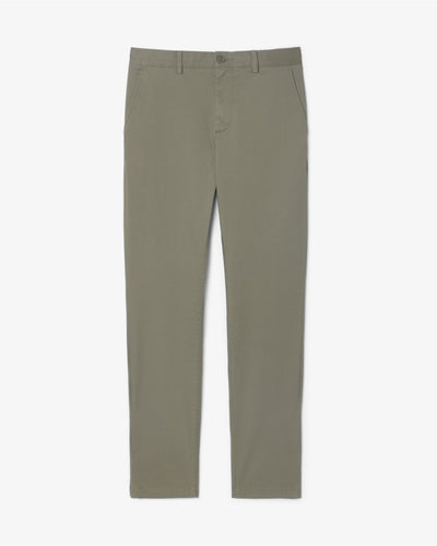 MEN'S SLIM FIT STRETCH TWILL CHINO PANTS (Khaki Green • 316)