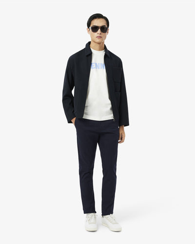 MEN'S SLIM FIT STRETCH TWILL CHINO PANTS (Navy Blue • HDE)