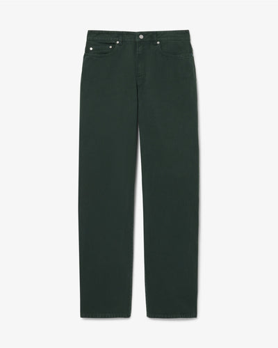 MEN'S STRAIGHT LEG INDIGO DENIM JEANS (Green • YZP)