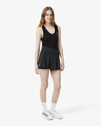WOMEN'S ULTRA DRY TENNIS SKIRT WITH LINER (Noir • 031)