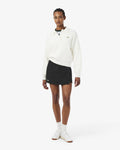กระโปรงผู้หญิง BOILED KNIT SHORT PLEATED WRAP SKIRT (Grey • EL6)