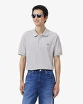 MEN'S CLASSIC FIT L.12.12 MARL POLO SHIRT (Grey Chine • CCA)
