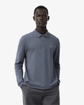 MEN'S CLASSIC FIT LONG SLEEVED L.12.12 POLO SHIRT (Gris • 7EZ)