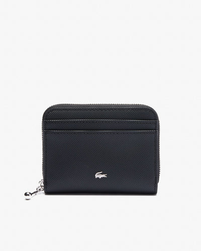 WOMEN'S DAILY CITY SMALL ZIPPED BILLFOLD (Black • 000 )