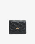 WOMEN'S CROCODELLE LEATHER BILLFOLD (Black • 000 )
