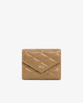 WOMEN'S CROCODELLE LEATHER BILLFOLD (Cookie • T69 )