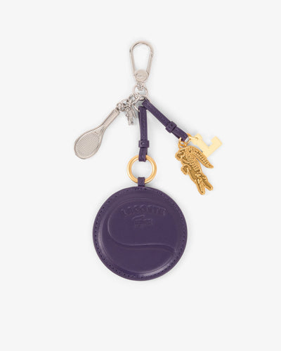 พวงกุญแจผู้หญิง TENNIS RACKET MIRROR L CHARMS KEY RING (Elixir • T76 )