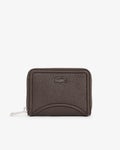 WOMEN'S EVERYDAY CLUB ZIPPED COIN PURSE (Dark Brown • 734 )