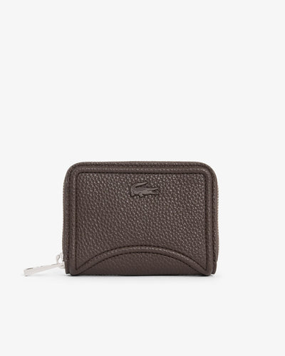 WOMEN'S EVERYDAY CLUB ZIPPED COIN PURSE (Dark Brown • 734 )