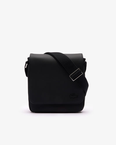 กระเป๋าผู้ชาย MEN'S CLASSIC FLAP CLOSE SHOULDER BAG (Black • 000 )