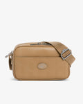 MEN'S LEATHER MONOGRAM SATCHEL (Cookie • T69 )