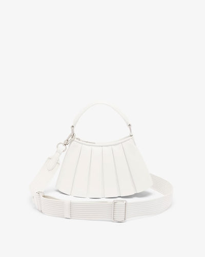Mini Lenglen Leather Bag (White • 001)