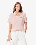 WOMEN'S RELAXED FIT FLUID PIQUÉ POLO SHIRT (Light Pink • ADY)