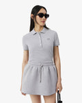 เสื้อโปโลผู้หญิง L.12.D SLIM FIT STRETCH PETIT PIQUÉ POLO SHIRT (Grey Chine • CCA)