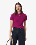 เสื้อโปโลผู้หญิง L.12.D SLIM FIT STRETCH PETIT PIQUÉ POLO SHIRT (Rose Fushia • JBD)