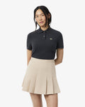 เสื้อโปโลผู้หญิง REGULAR FIT SUPPLE PETIT PIQUÉ POLO SHIRT (Grey • EL6)