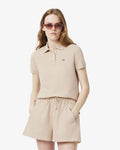 เสื้อโปโลผู้หญิง REGULAR FIT SUPPLE PETIT PIQUÉ POLO SHIRT (Beige • S69)