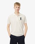 เสื้อโปโลผู้ชาย CLASSIC FIT PRINTED PETIT PIQUÉ POLO SHIRT (White • 70V)