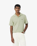 MEN'S CLASSIC FIT COTTON-LINEN POLO SHIRT (Vert Clair • XHU)