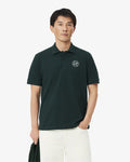 เสื้อโปโลผู้ชาย CLASSIC FIT BADGE ACCENT PETIT PIQUÉ POLO SHIRT (Green • YZP)