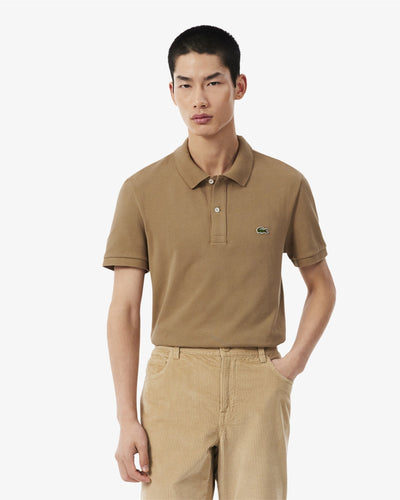 MEN'S SLIM FIT L.12.12 ORIGINAL POLO SHIRT (Brown • SIX)