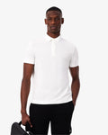 เสื้อโปโลผู้ชาย REGULAR FIT PARIS STRETCH PIQUÉ POLO SHIRT (White • 001)