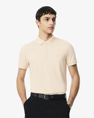 MEN'S REGULAR FIT PARIS STRETCH PIQUÉ POLO SHIRT (Beige • 056)