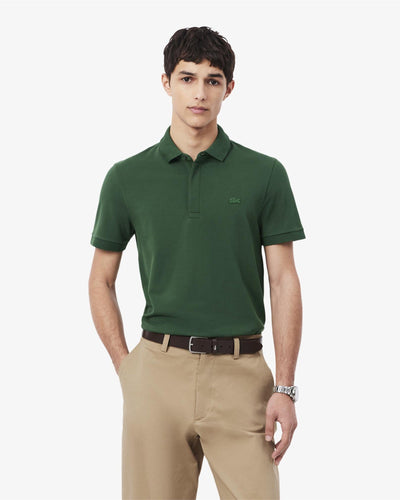MEN'S REGULAR FIT PARIS STRETCH PIQUÉ POLO SHIRT (Vert • 132)