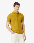 MEN'S REGULAR FIT PARIS STRETCH PIQUÉ POLO SHIRT (Jaune • 5AI)