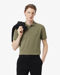เสื้อโปโลผู้ชาย REGULAR FIT PARIS STRETCH PIQUÉ POLO SHIRT (Khaki Green • BMY)
