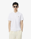 MEN'S SLIM FIT STRETCH PETIT PIQUÉ POLO SHIRT (White • 001)