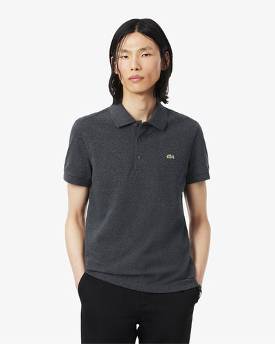 MEN'S SLIM FIT STRETCH PETIT PIQUÉ POLO SHIRT (Grey • EL6)