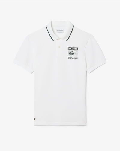 UNISEX ROLEX PARIS MASTERS EDITION POLO SHIRT (White • 001)