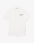 เสื้อโปโลผู้ชาย CLASSIC FIT PRINTED PIQUÉ POLO SHIRT (White • 70V)