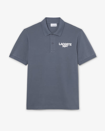 MEN'S CLASSIC FIT PRINTED PIQUÉ POLO SHIRT (Gris • 7EZ)