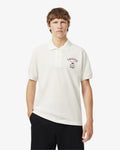 MEN'S CLASSIC FIT EMBROIDERED PETIT PIQUÉ POLO SHIRT (White • 70V)