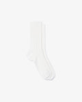 ถุงเท้าผู้ใหญ่ RIBBED COTTON SOCKS (White • 70V)