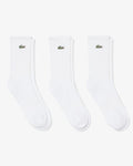 ถุงเท้าผู้ใหญ่ 3-PACK LONG RIBBED SOCKS (White • 001)