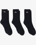 ถุงเท้าผู้ใหญ่ 3-PACK LONG RIBBED SOCKS (Noir • 031)